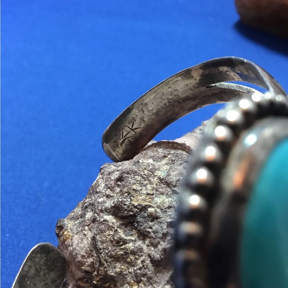 Sterling Turquoise Cuff - Picture 10 of 12